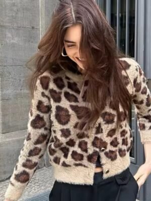 Cardigan Animal print